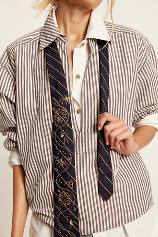 Tricia Fix Embellished Tie at Free People in Blue