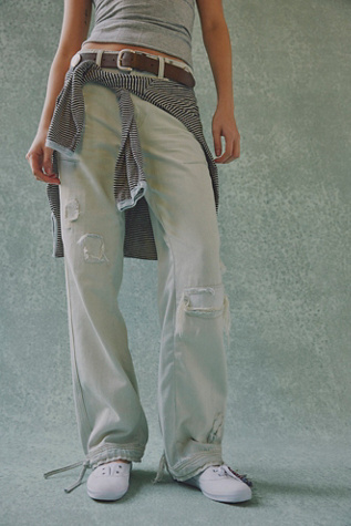 We The Free Don't Wait Up Boyfriend Jeans at Free People in Light Wash, Size: 26