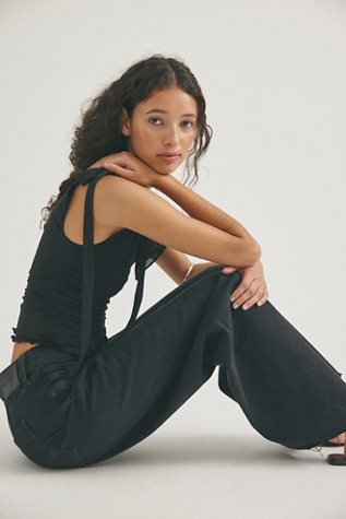 Женские джинсы We The Free Alter Ego Wide-Leg Twisted, цвет: Doppelgänger — фото 4