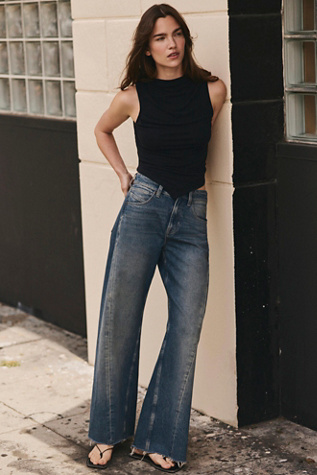 We The Free Alter Ego Wide-Leg Jeans at Free People in Retrospect, Size: 25