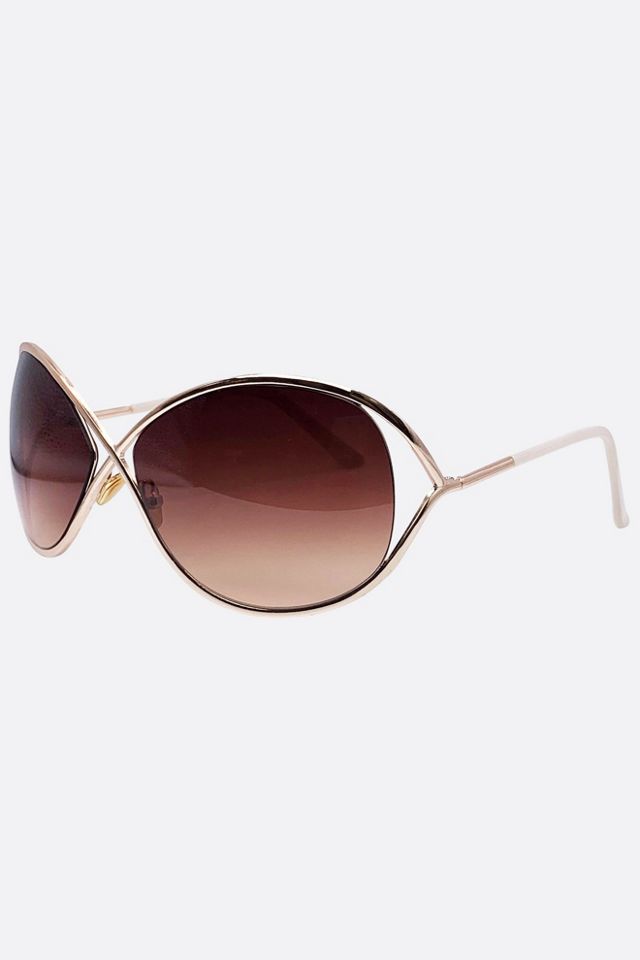 Giant Vintage Infinite Large Square Boho Sunglasses #1