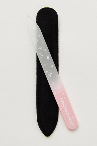 Londontown Glass Nail File at Free People in Pink
