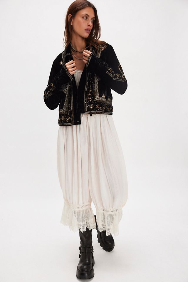 Maxxie Embellished Velvet Jacket #2