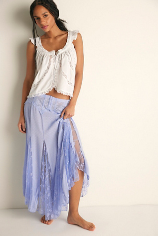 Nice To Meet You Half Slip by Intimately at Free People in Purple, Size: L