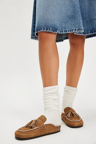 Astrid Tassel Mules by Sam Edelman at Free People in Tan, Size: US 7.5