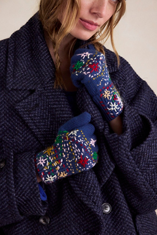 Gants Brodés De Sienna