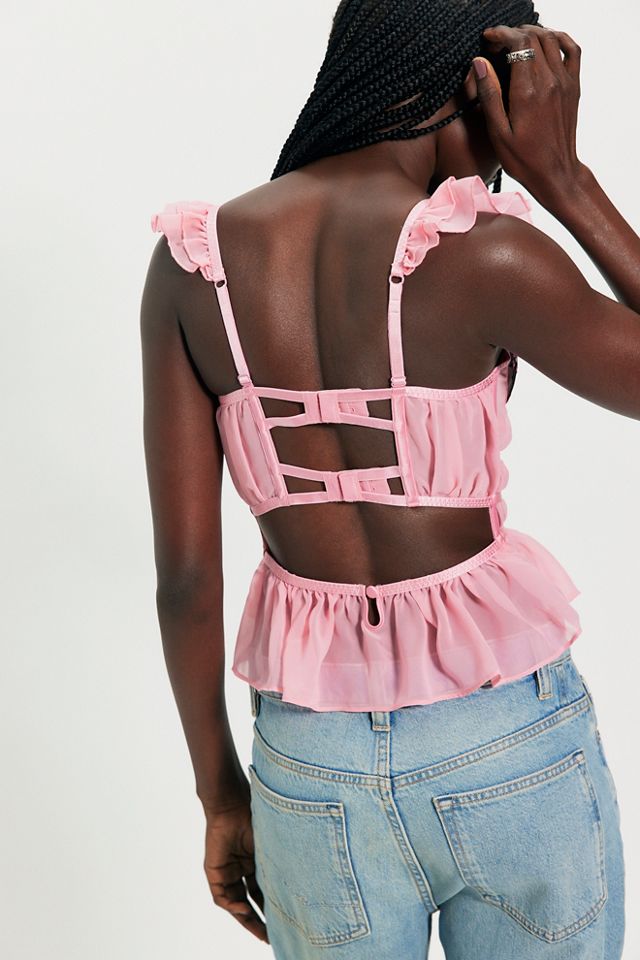 For Love & Lemons Rose Cluster Bustier | Free People