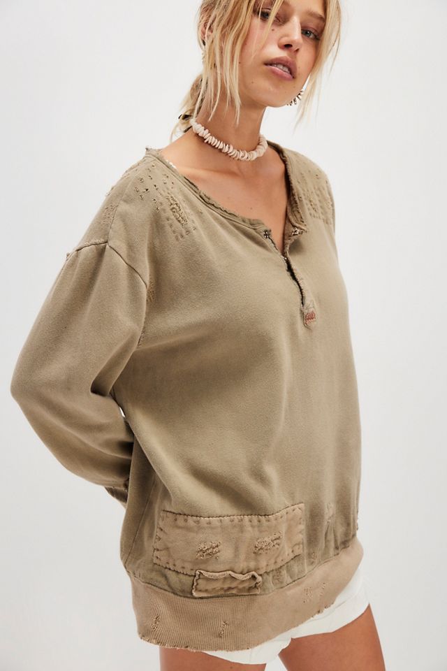 Henley en polaire Riehl Magnolia Pearl #3