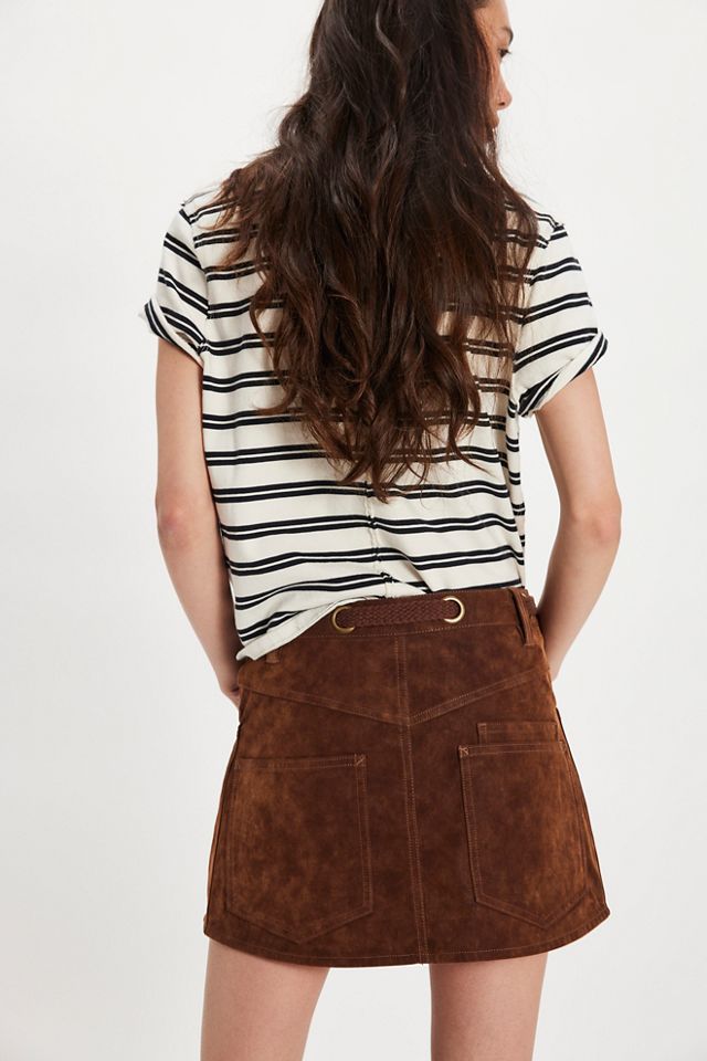 We The Free Moxie Vegan Suede Mini Skirt #2