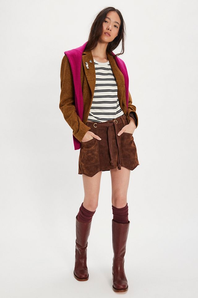We The Free Moxie Vegan Suede Mini Skirt #4