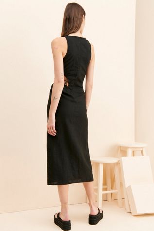 Suboo Astrid Resin Waist Midi Dress