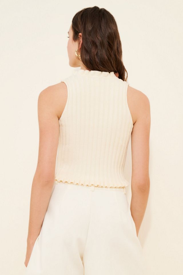 Find Me Now Colorblock Ruffled Tank #1