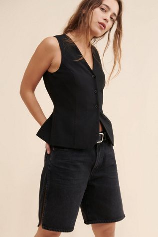 AGOLDE Ida Side Slit Shorts