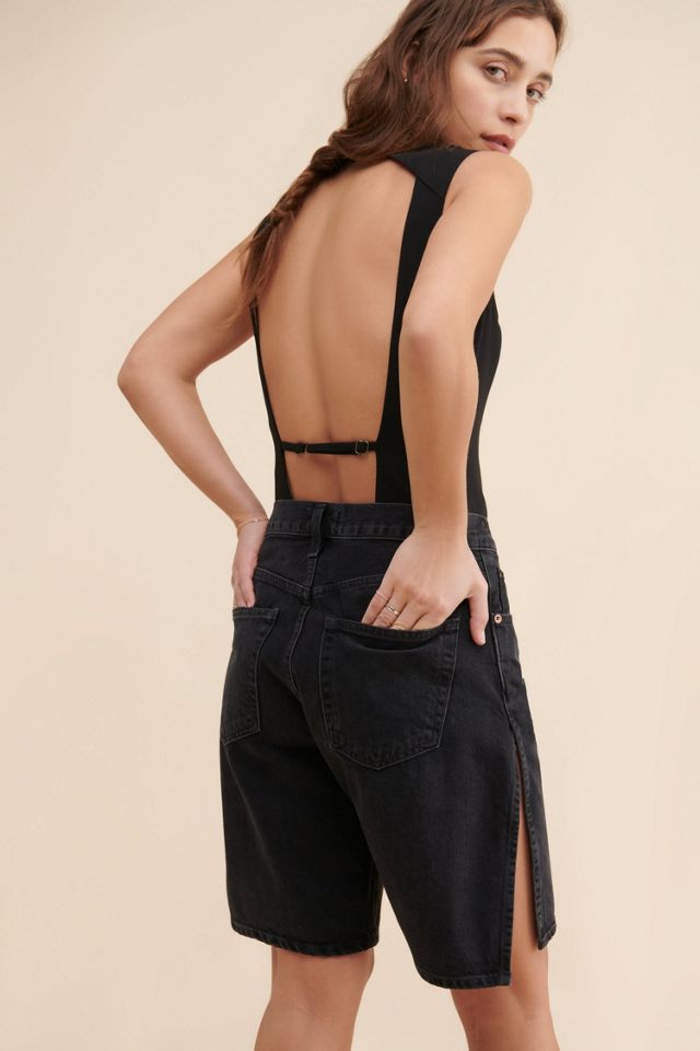 AGOLDE Ida Side Slit Shorts #1