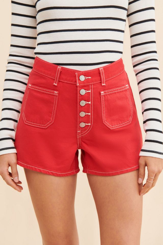 Levi's 80's Mom Patch Pocket Shorts #3