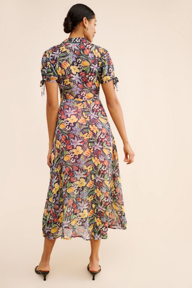 Lemon Meringue Midi Dress #1