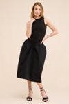 Saemdi Ribbed Drop Waist Midi Dress