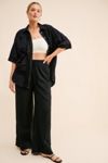 Re_Nuuly x Tricia Fix Crochet Button Down