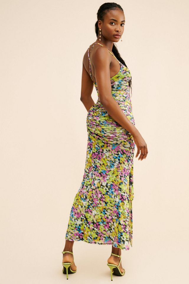 AFRM Azula Halter Mesh Maxi Dress #1
