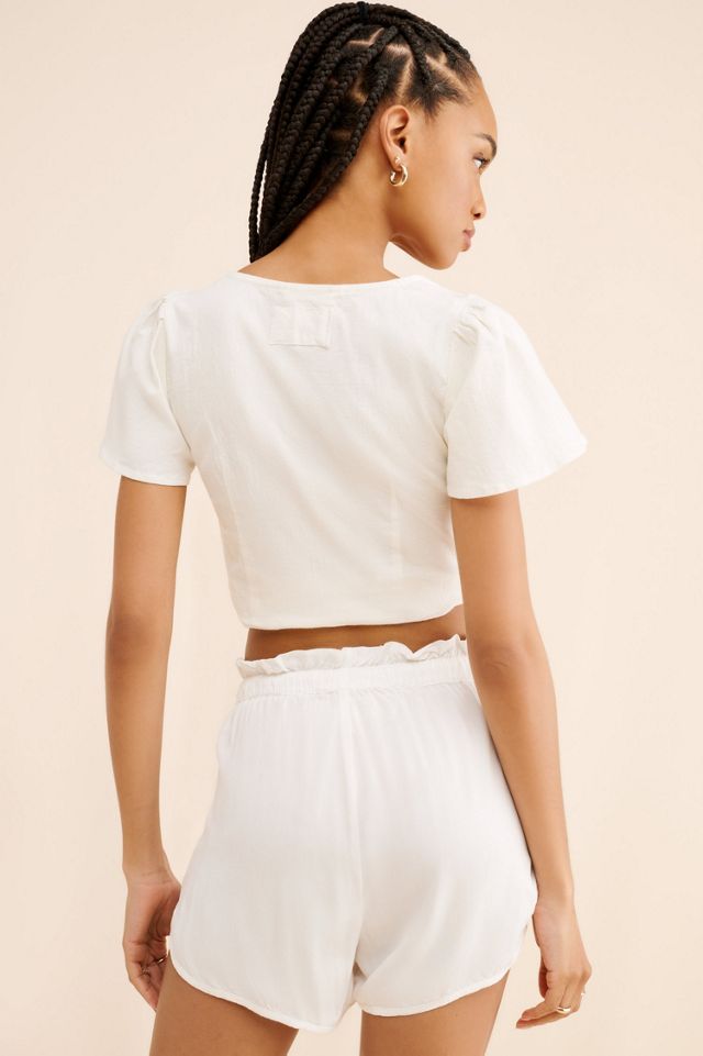 Jen's Pirate Booty Embroidered Rodeo Shorts #1