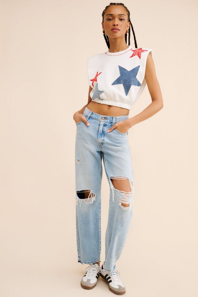 Re_Nuuly x Tricia Fix Americana Muscle Tank #3