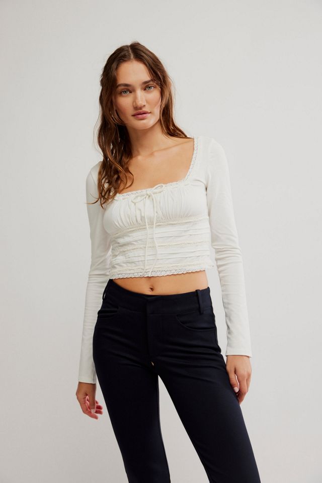 (取寄) フリーピープル レディース スカーレット スモック ロング スリーブ Free People women Scarlet Smocked Long Sleeve Clean Ivory Free People Scarlet Smocked Long Sleeve - Clean Ivory – Lee
