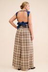 Selkie Wide Leg Plaid Trousers