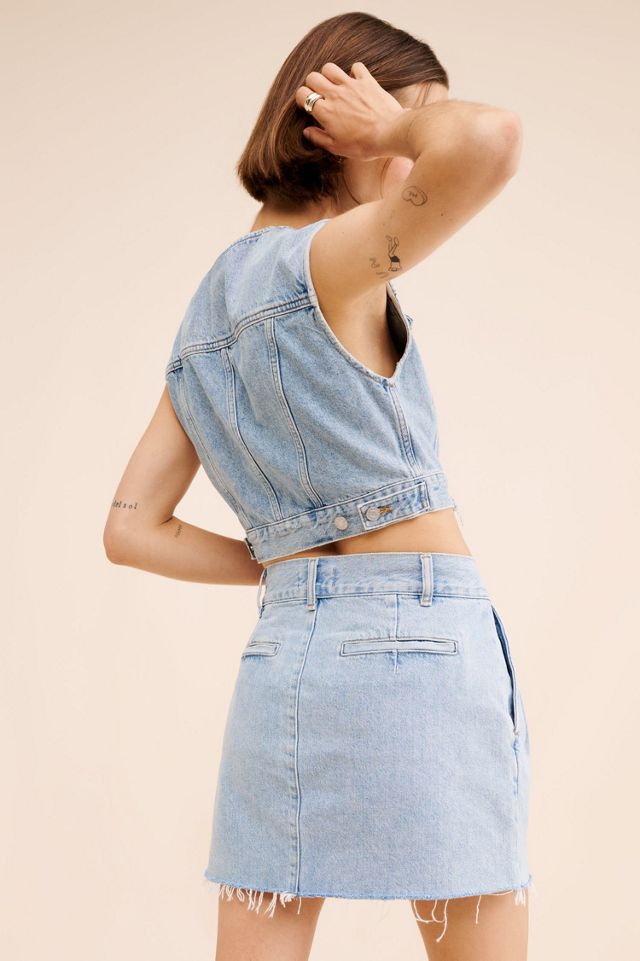 AGOLDE Becker Denim Mini Skirt #1