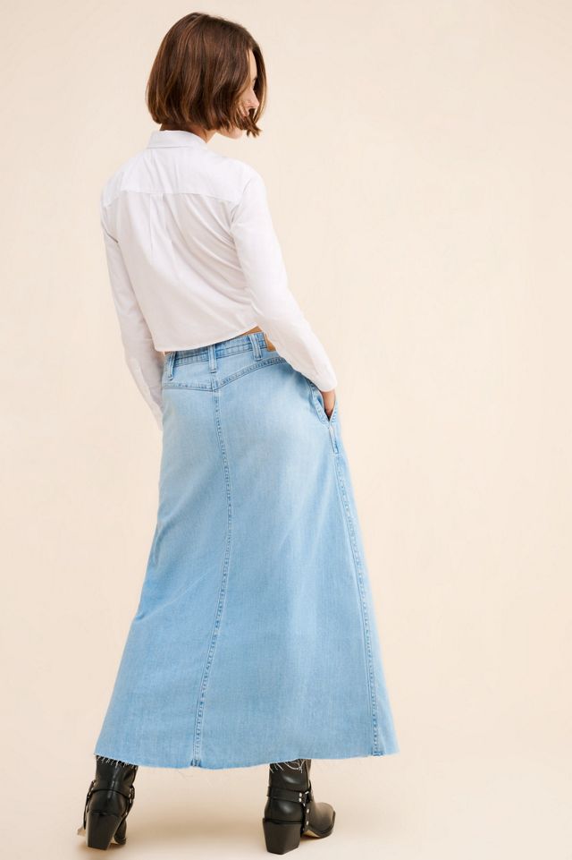 Roxie Denim Wrap Skirt #1