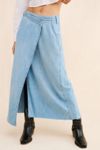 Roxie Denim Wrap Skirt