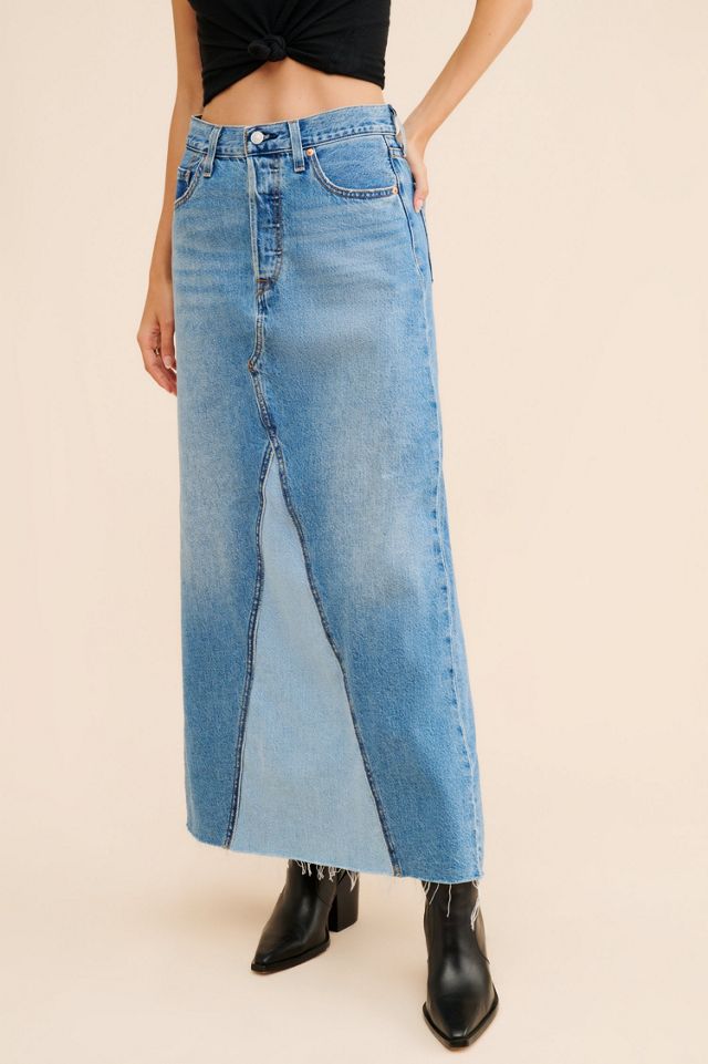 Levi's Iconic Long Denim Skirt #4