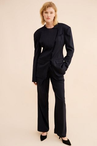 Saemdi Pin Stripe Twill Pants