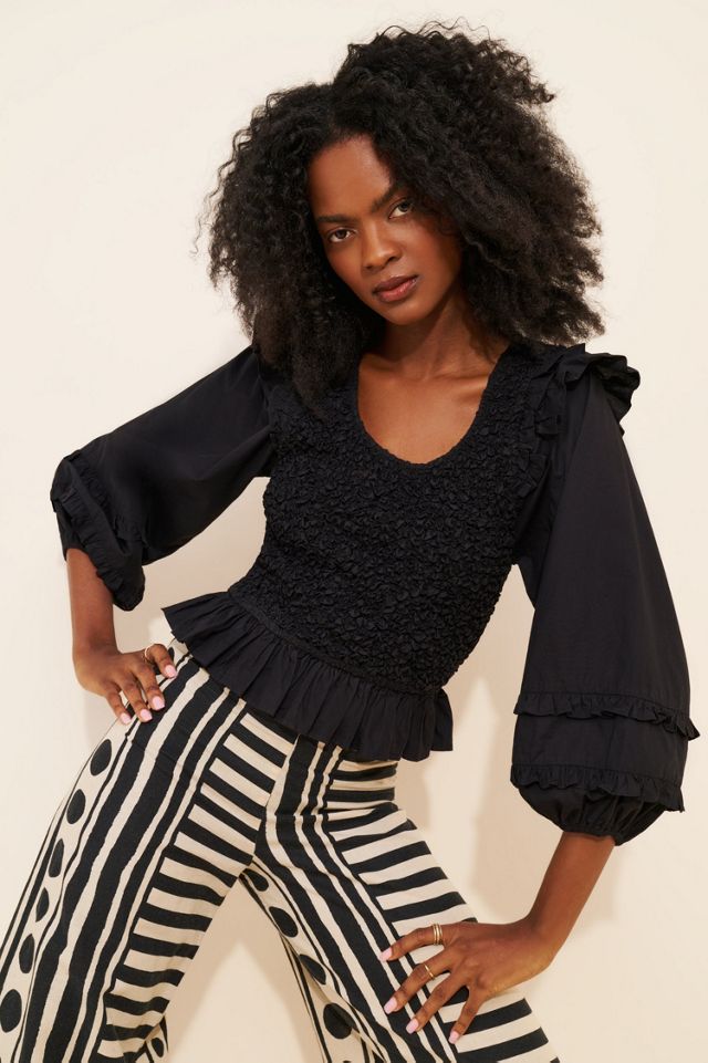 Cleobella Veronika Balloon Sleeve Blouse #2