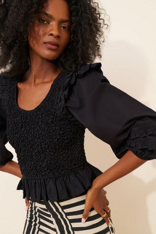 Cleobella Veronika Balloon Sleeve Blouse