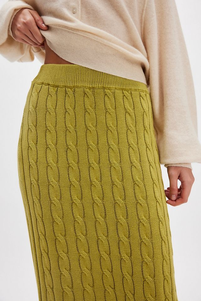 Polo Cable Knit Midi Skirt #2