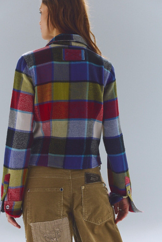 Женская рубашка We The Free Winnie Plaid, цвет: Комбинированный — фото 3