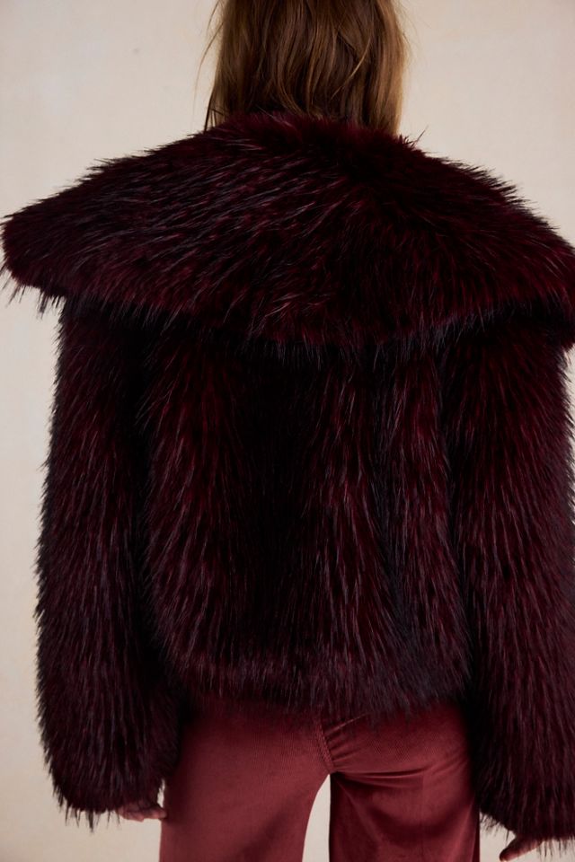 Moonlight Glam Faux Fur Jacket #1