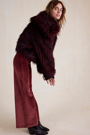 Veste en fausse fourrure Moonlight Glam