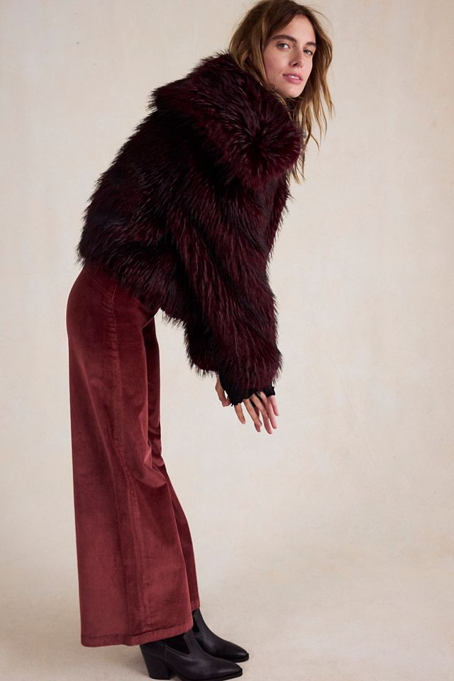 Moonlight Glam Faux Fur Jacket #2