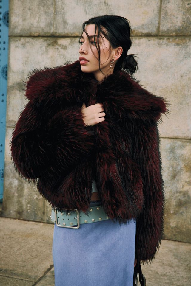 Moonlight Glam Faux Fur Jacket
