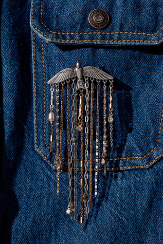 Broche pendante Cresta