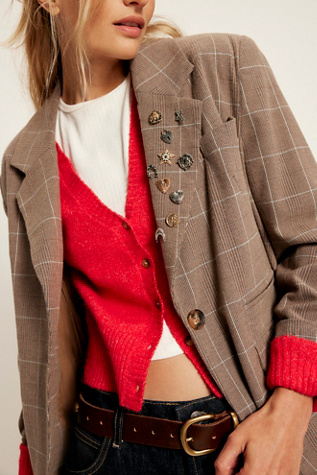 Just My Style Pin Set by Free People in Black