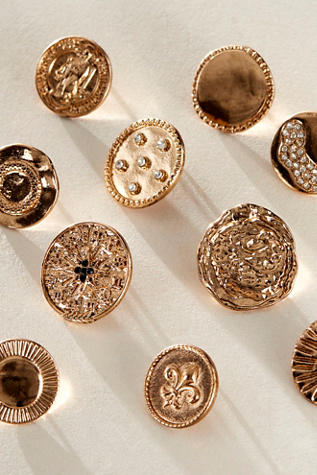 Женские аксессуары FP Collection Just My Style Pin Set, цвет: Бронзовый — фото 3