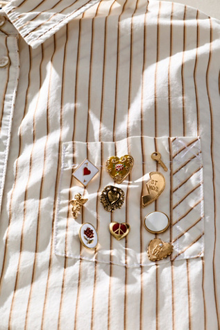 Ensemble de broches Just My Style par FP Collection en Candy, pour femme chez Free People