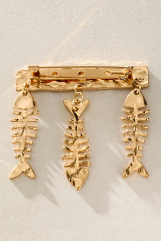 Fish Outta Water Brooch