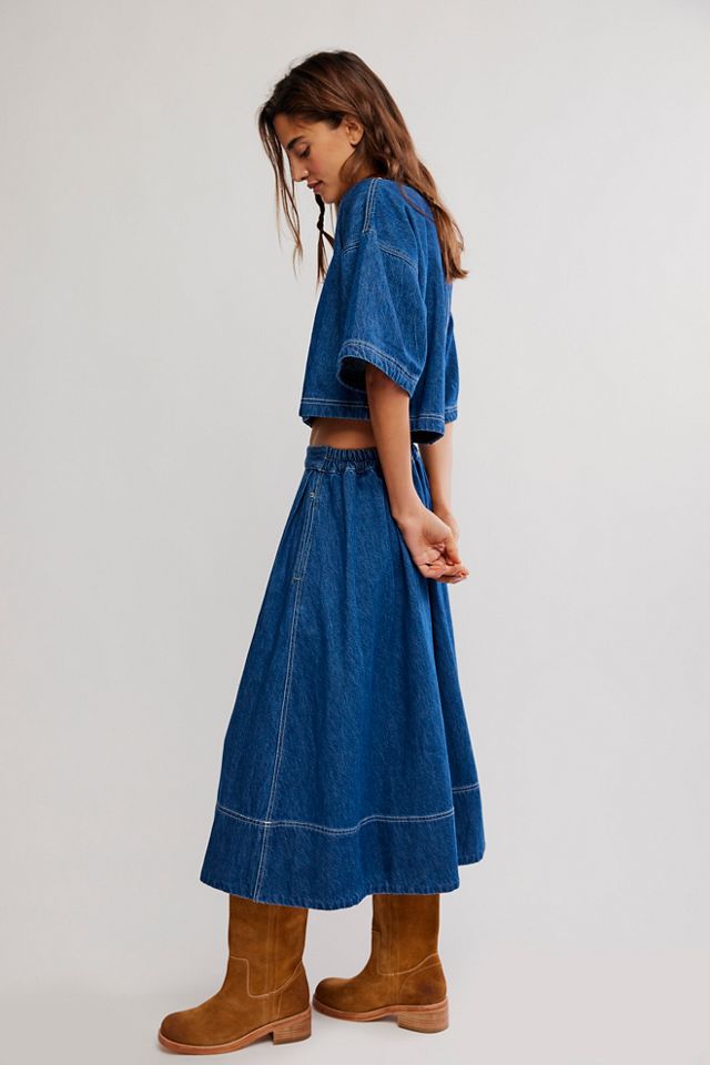 Ensemble jupe en jean Westley #1