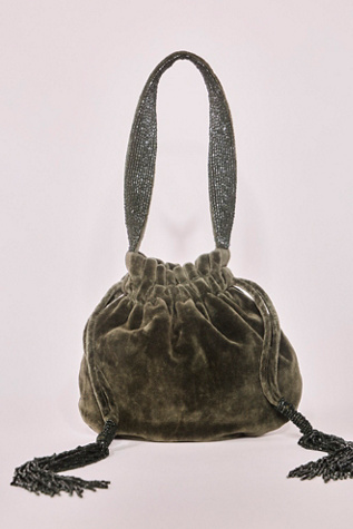 Pochette en velours Valentina