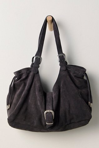 Serena Cinched Shoulder Bag at Free People in Charcoal
