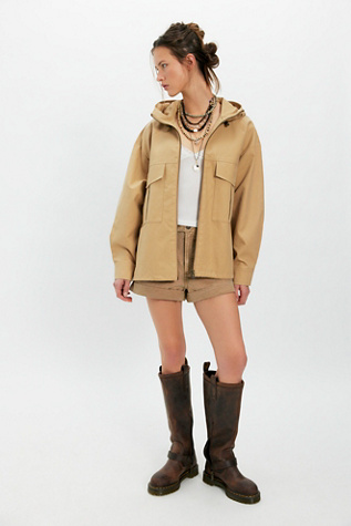 Женские куртки MOTHER The Light Drizzle Raincoat, цвет: Take A Raincheck — фото 3