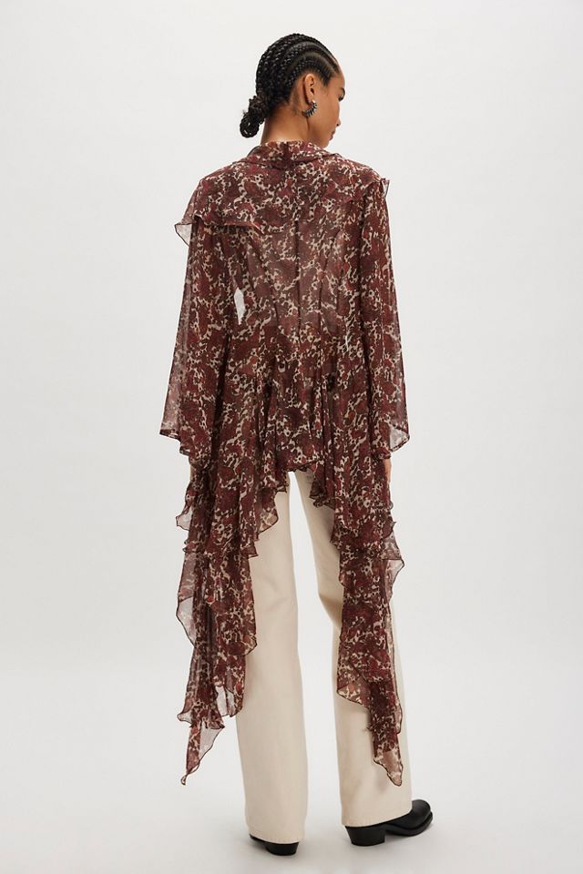 High Low Printed Duster #2